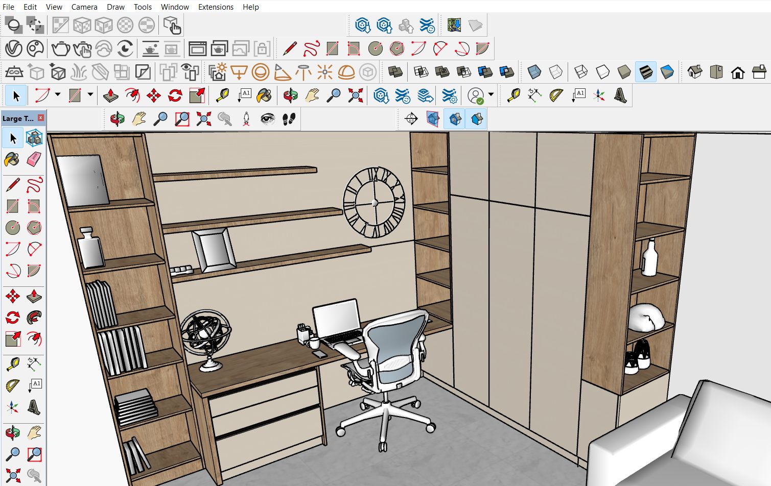 SketchUp визуализация - Проект 1